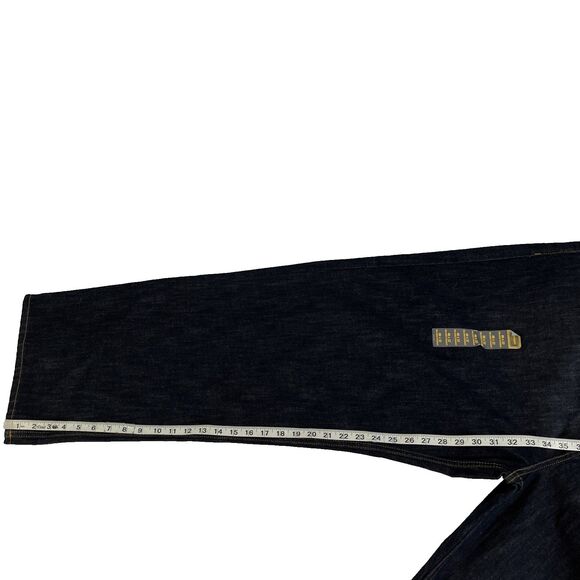 New Mens The Foundry Supply Co Relaxed Straight Dark Wash Denim Jeans Size 46x32 - Picture 7 of 7